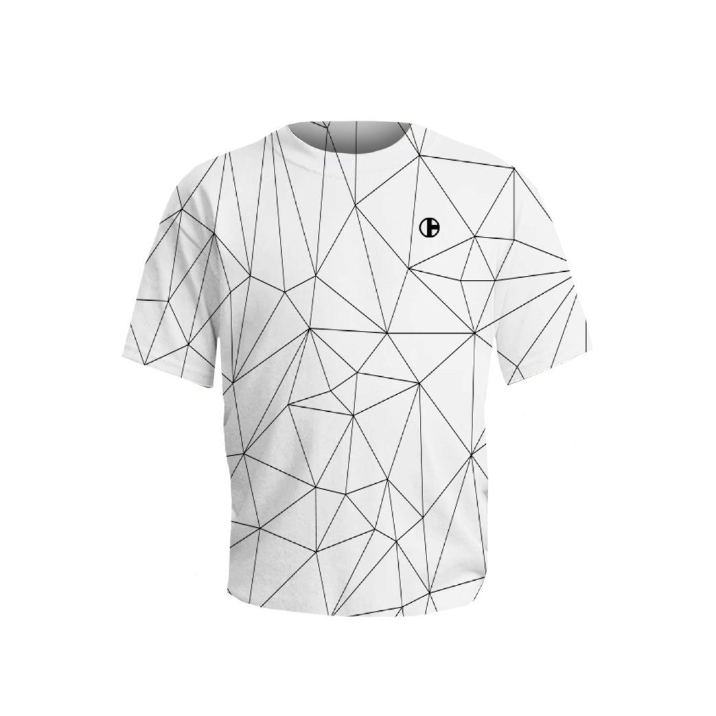 Playera Geo Blanco Infantil