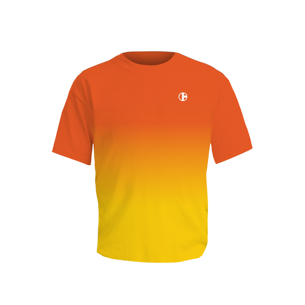 Playera Naranja Amarilla