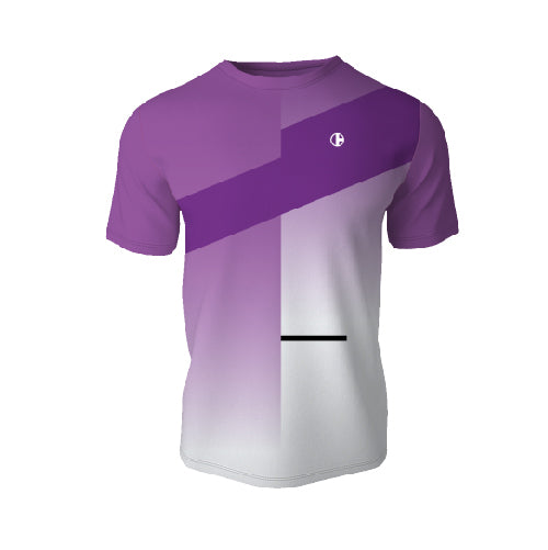 Playera Franja Morada